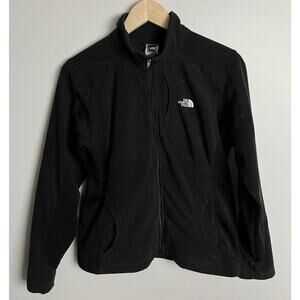 The North Face TKA 100 Full-Zip Fleece Jacket Black Size Medium Women’s